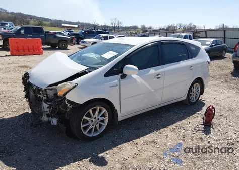 2013 Toyota Prius V Five из США, поврежденный, VIN JTDZN3EU0D3198315